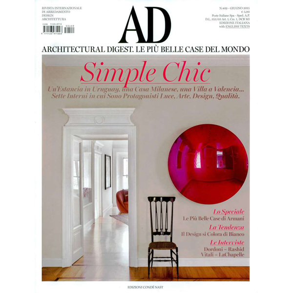 AD - Architectural Digest (Chilò 2015)